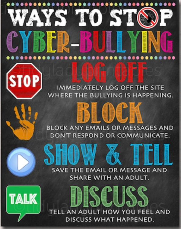 Stop Cyber Bullying flyer