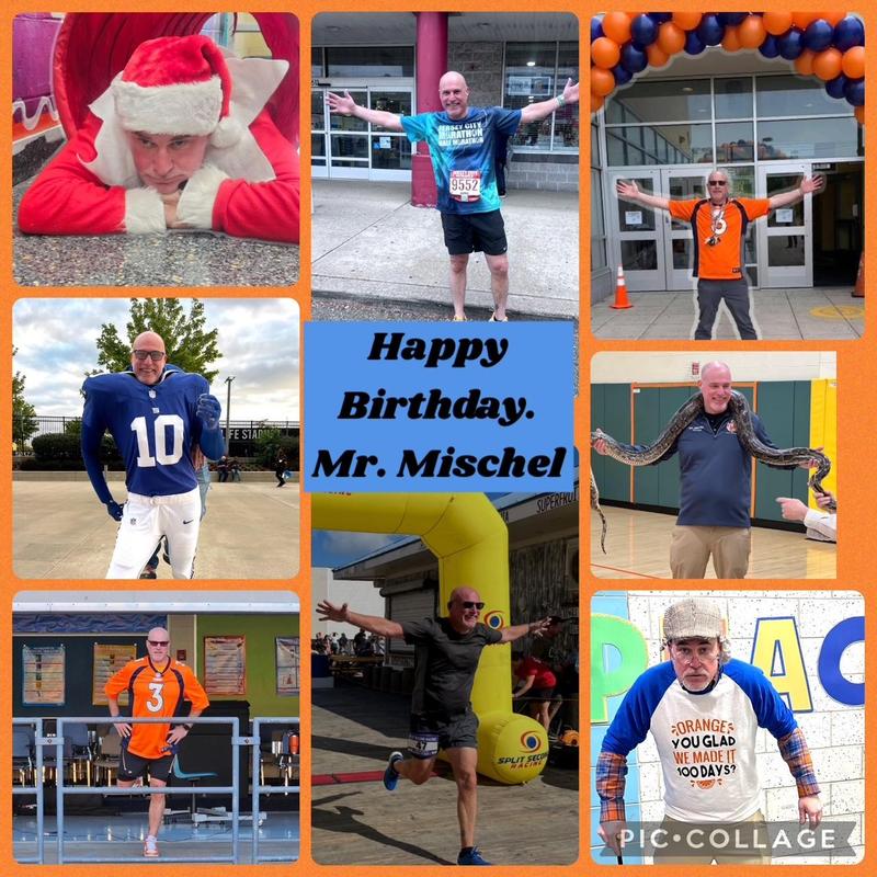 Happy Birthday to the Captain of our Ship, Our Fearless Leader, our One of a Kind, marathon running, costume wearing, Principal extraordinaire, Mr. Mischel! Featured Photo