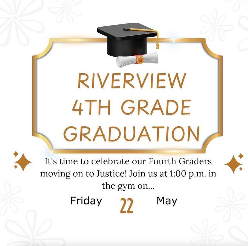 promo graphic - RES 4th grade graduation 2026