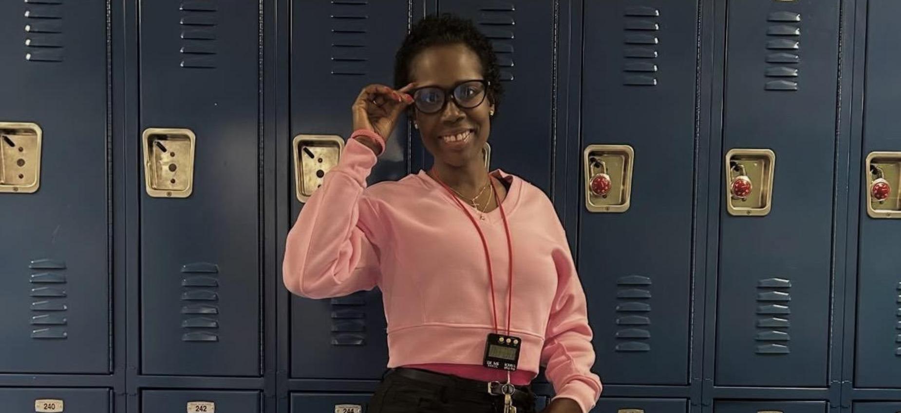 The always joyful ELA teacher Ms. Bailey