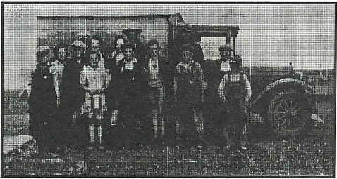 Lone Tree (later known as Douglas) School Bus