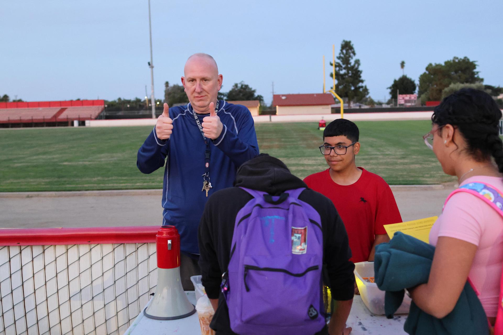 Students and Staff at the Senior Sunrise 3