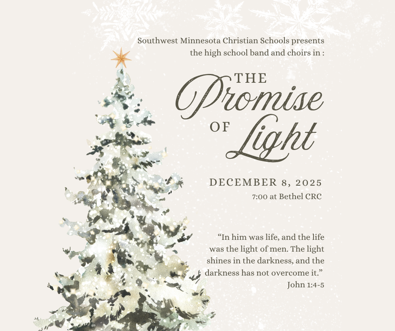 High School Christmas Program - December 8 @ 7:00pm Featured Photo