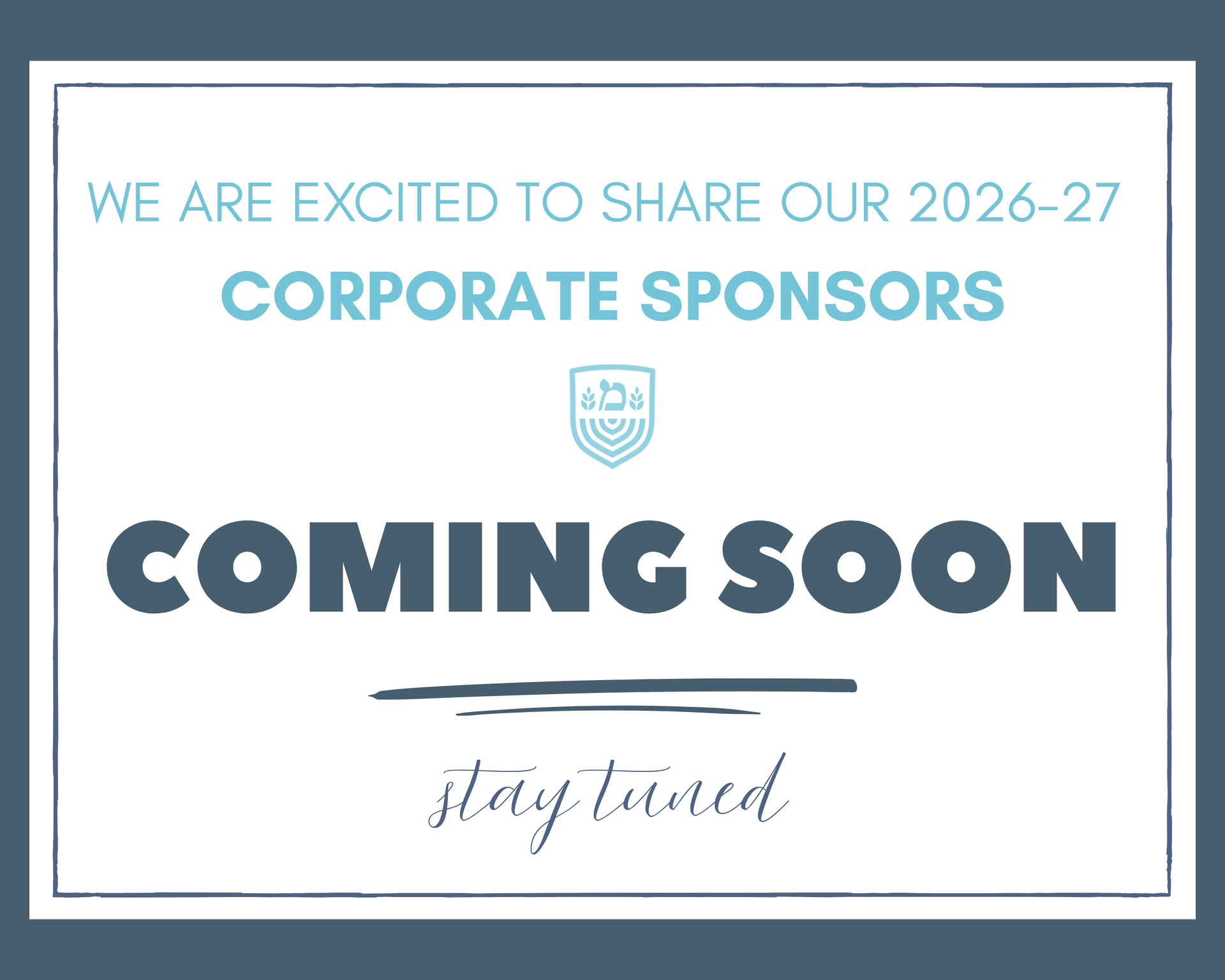 2026-27 Corporate Sponsors Coming Soon