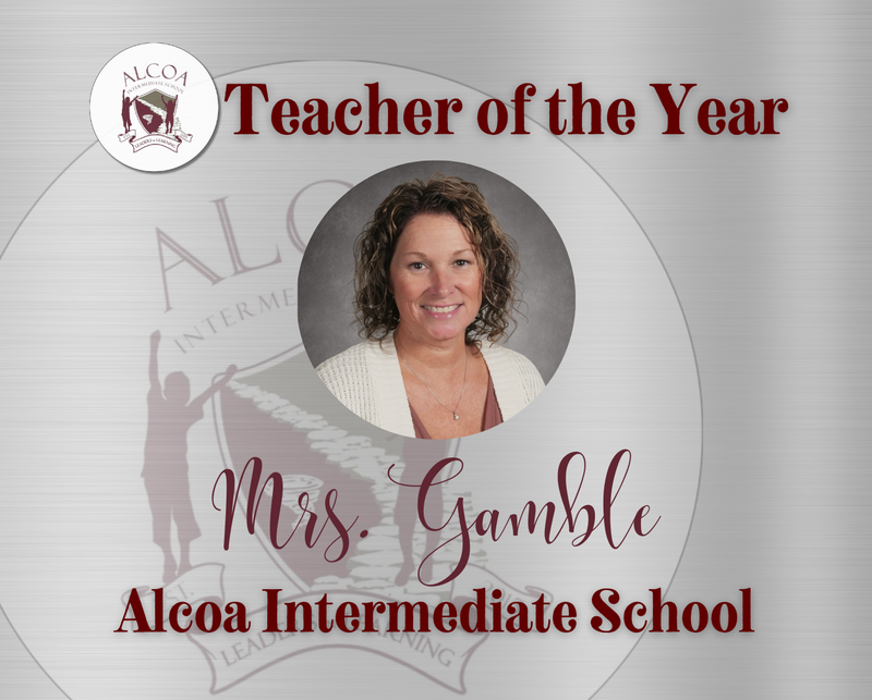 Congratulations to our Teacher of the Year, Mrs. Gamble! Featured Photo
