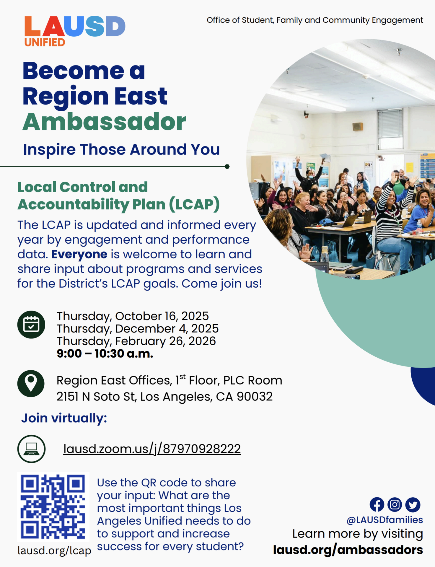Local Control and Accountability plan Flyer