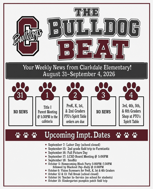 Weekly Calendar
