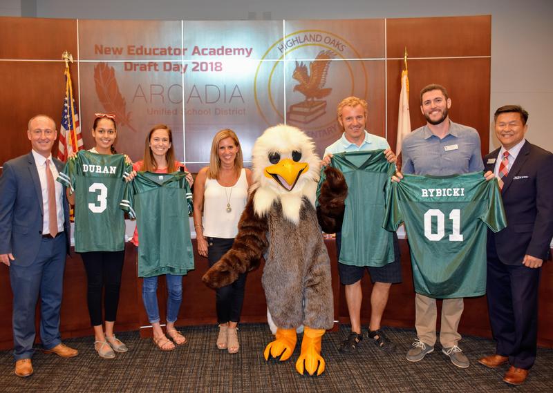 Highland Oaks Team at New Educator Academy Draft Day 2018