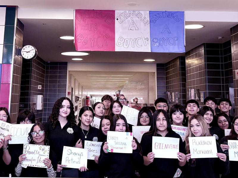 French Bobcat Ambassadors Welcome Students from Paris!