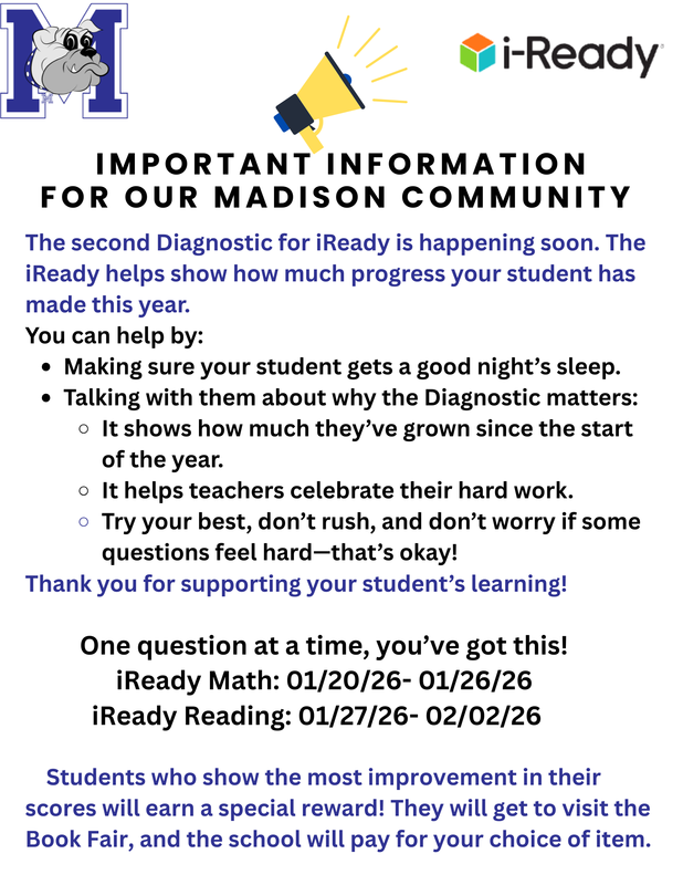 iReady MOY (Middle of the Year) Diagnostic