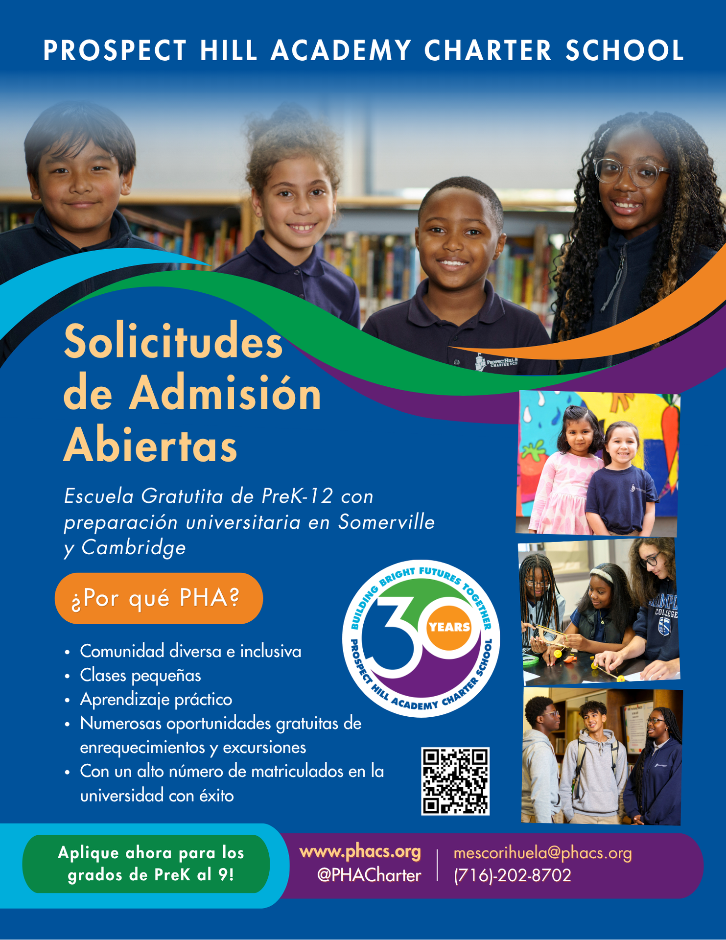 PHA enrollment flyer Spanish