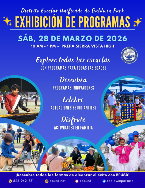 Flyer Image 2026 BPUSD Showcase Sp