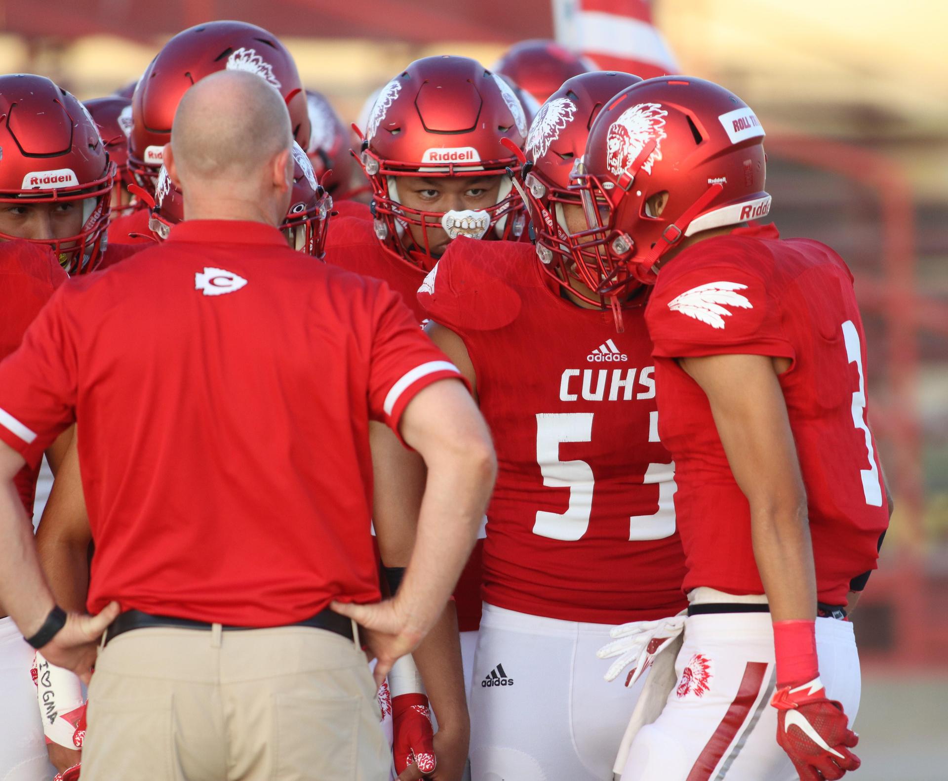 Students enjoying the football game against hoover