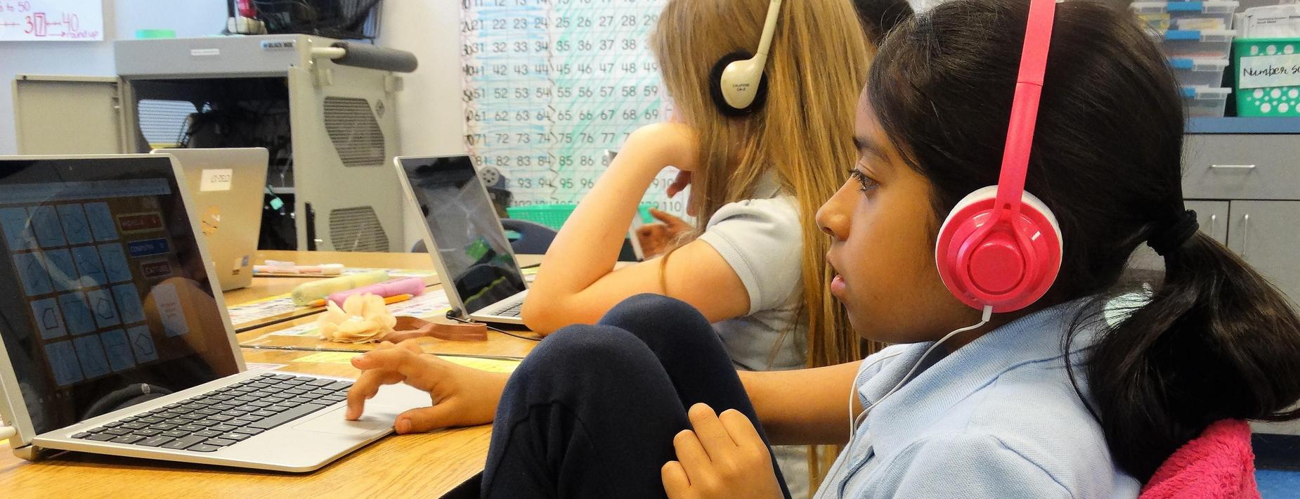 Students engaged - 1:1 Device