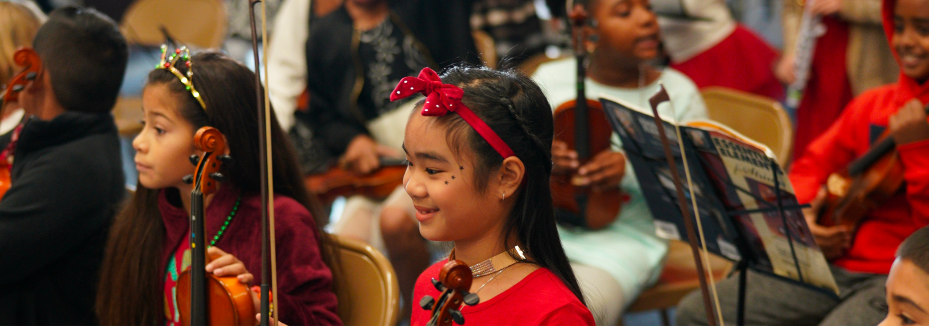 Kids with Violins
