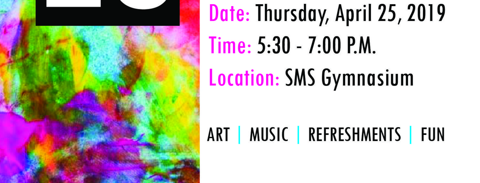 Student Art Exhibition on Apr. 25, 2019