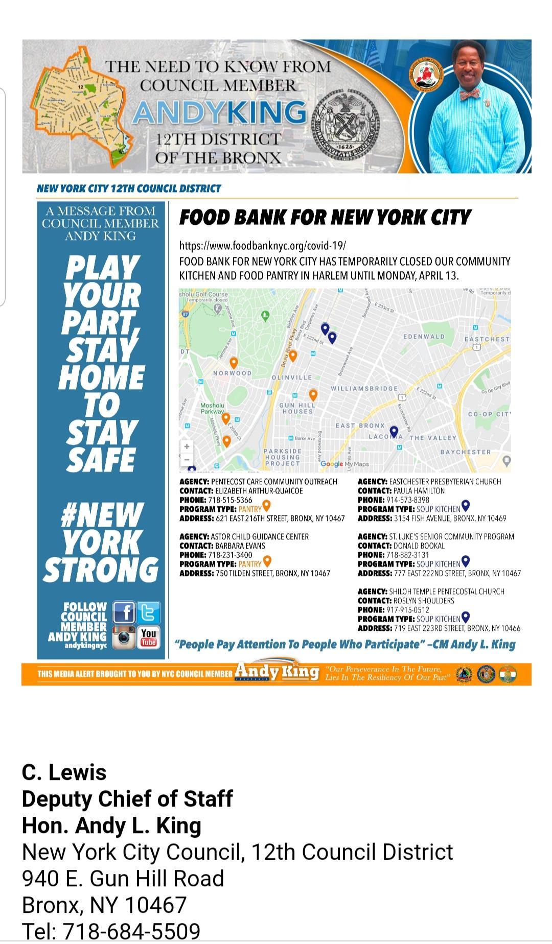 Soup Kitchen Bronx Dandk Organizer