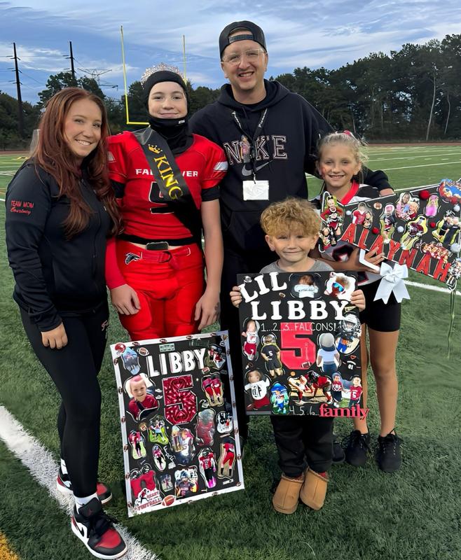 Courtney Amaral and her family