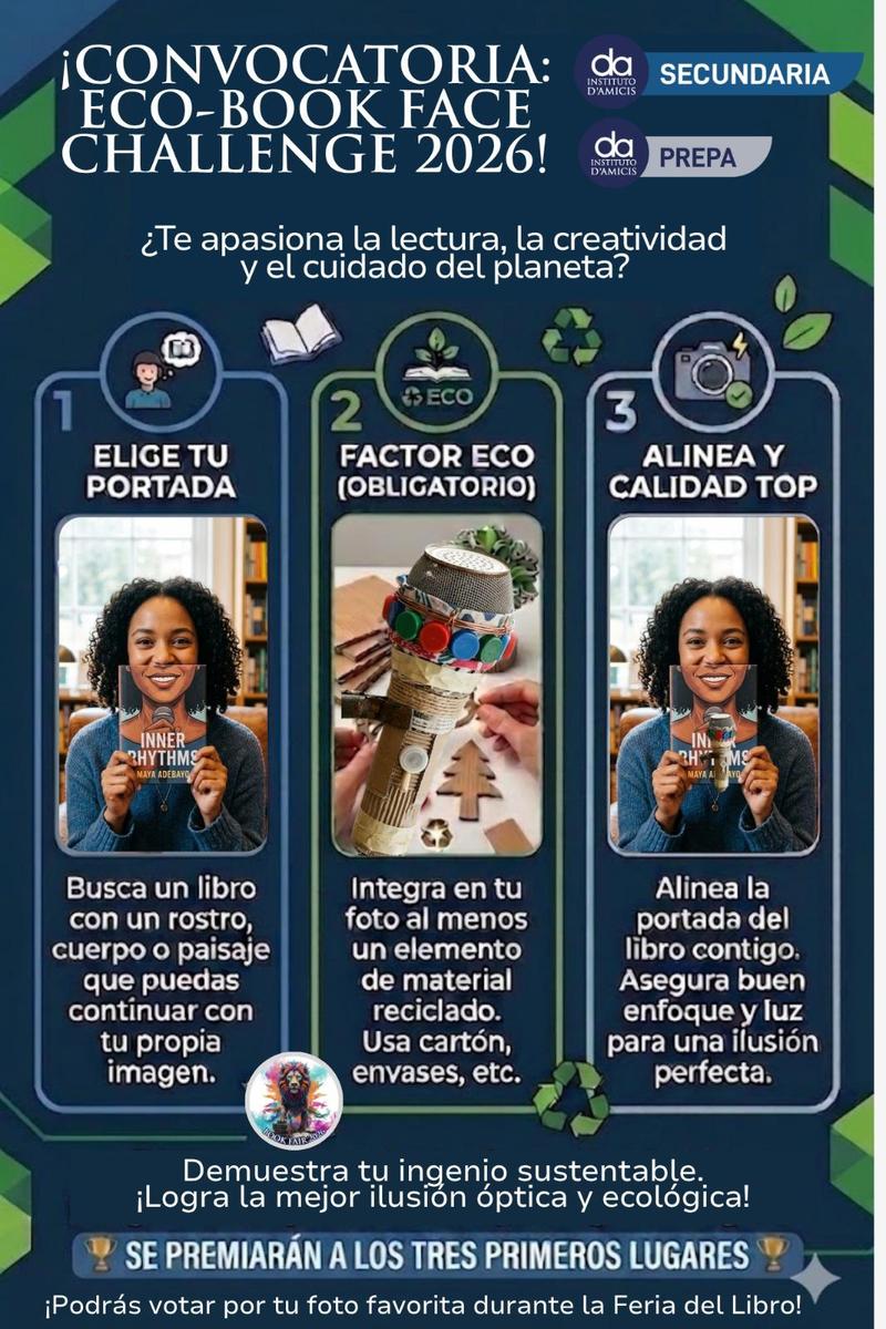 Llega el Eco Book Face Challenge para Secundaria y Prepa Featured Photo