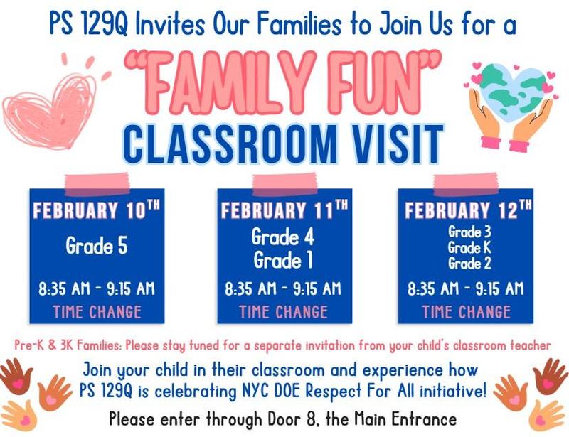 Family Fun Classroom Visit english