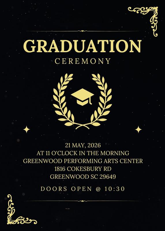 Adult Education Graduation Announcement