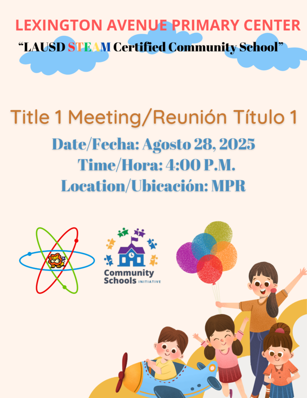 In person title 1 meeting