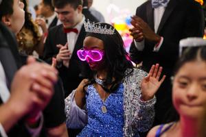 Annual event brings together 200+ students and staff from all eight high schools, offering a fully funded, supported prom experience during the school day