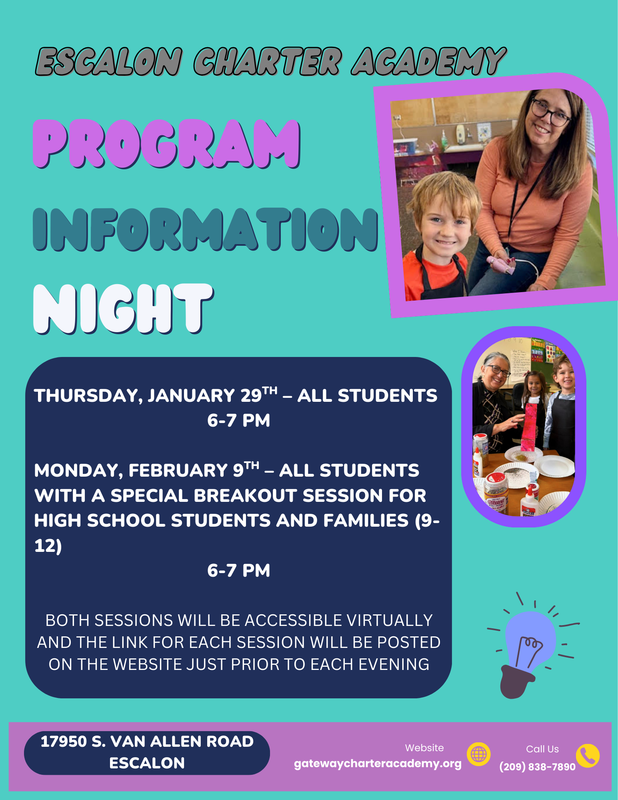 Open Enrollment Information Night announcement
