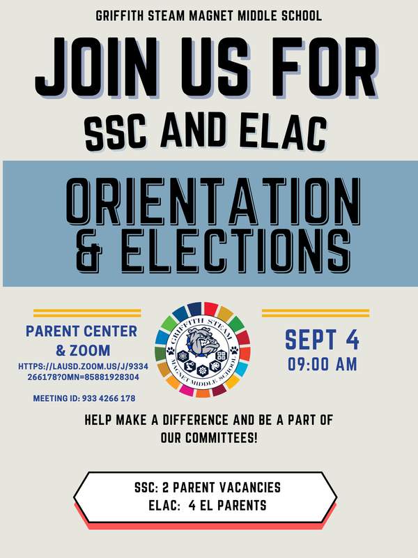 Join ELAC and SSC