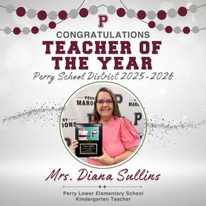 Diana Sullins Teacher of the Year Perry