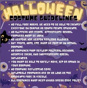 Halloween Costume Guidelines Flyer