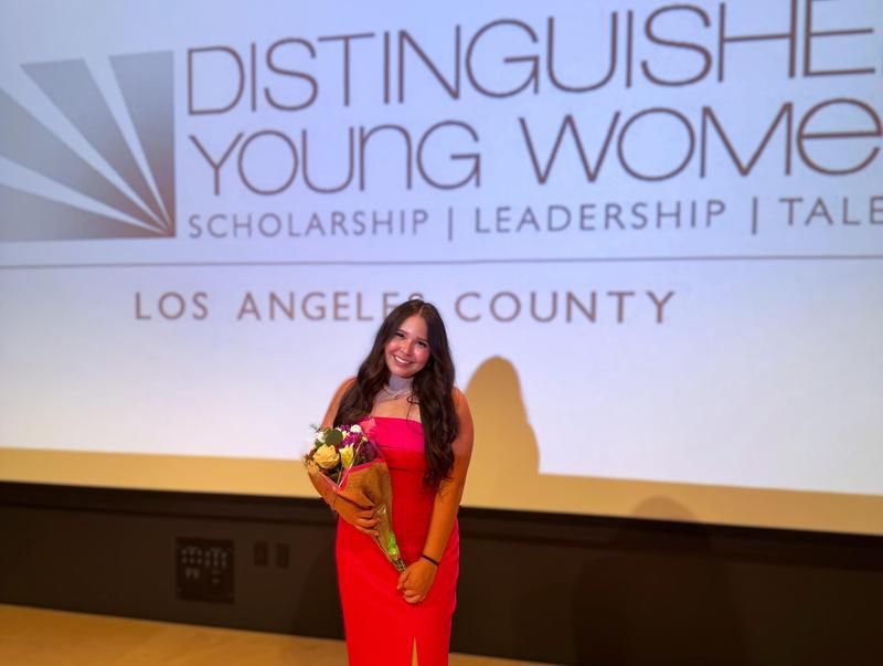 La Serna High School junior Gianna Sarmiento was one of just 22 Southern California students selected as a finalist for the Distinguished Young Women of Los Angeles County’s Class of 2027 Showcase.