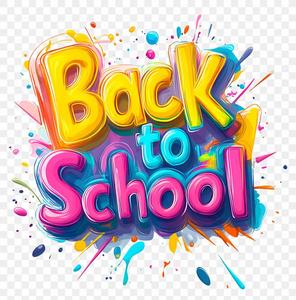 bubble text that says back to school