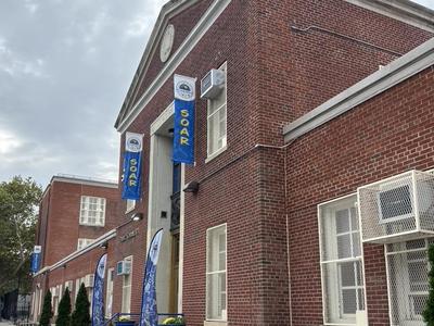 SIDE VIEW OF OUR BUILDING FROM THE FRONT