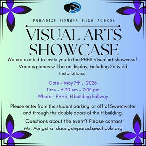 visual arts showcase info