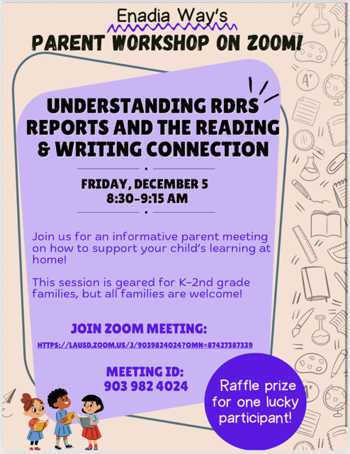 Understanding RDRS Reports and the reading & writing connection 12/5/25 Featured Photo