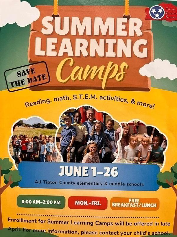 2026-2027 Summer Learning Camp Featured Photo