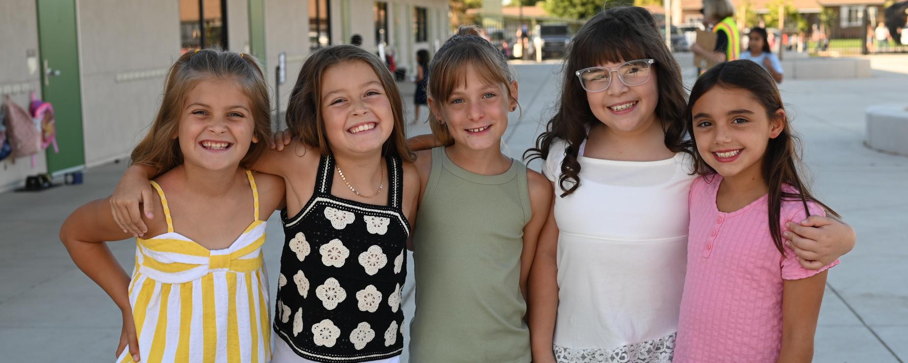 1st day of school students