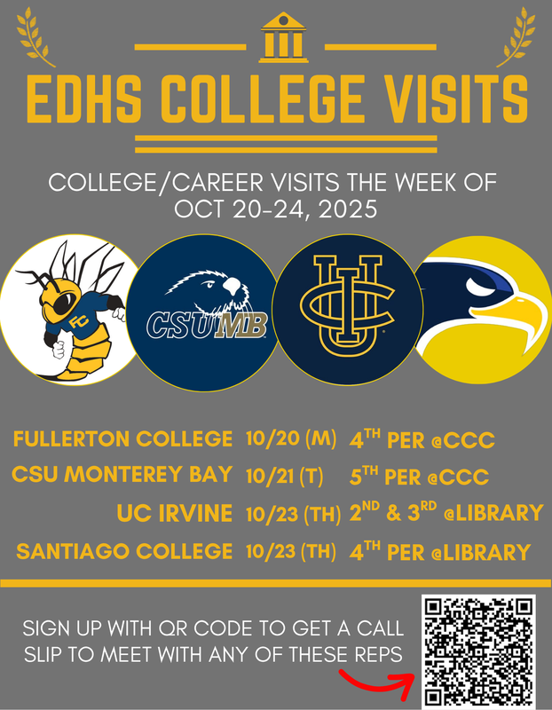 College Visits @ EDHS Thumbnail Image