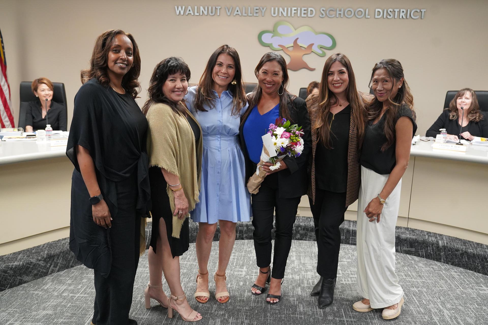 Special Education staff members at the June 17 Board Meeting