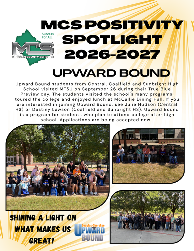 MCS Positivity Spotlight- Upward Bound