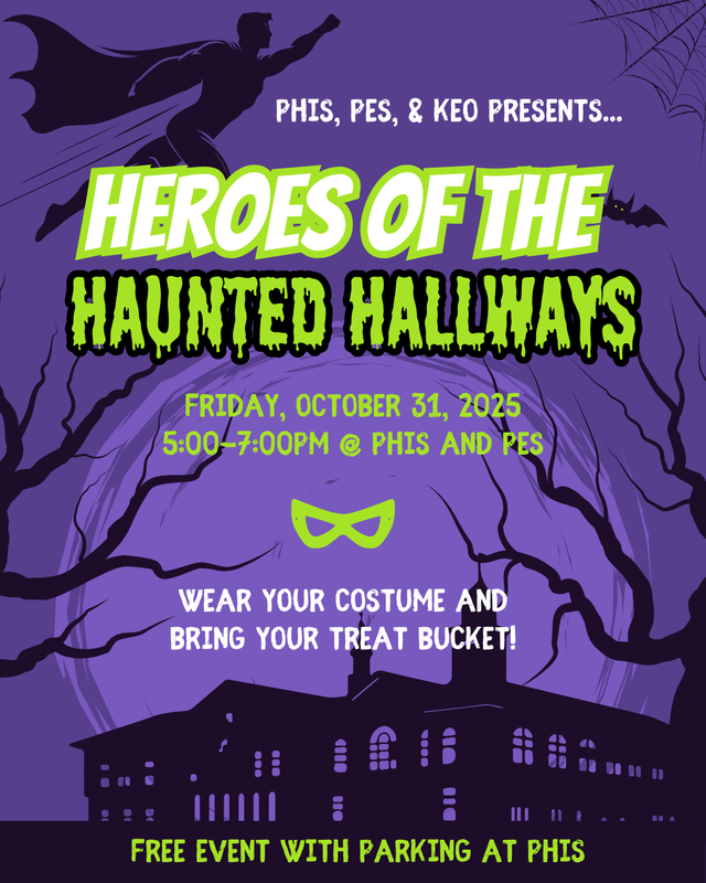 Heroes of the Haunted Hallways Flyer