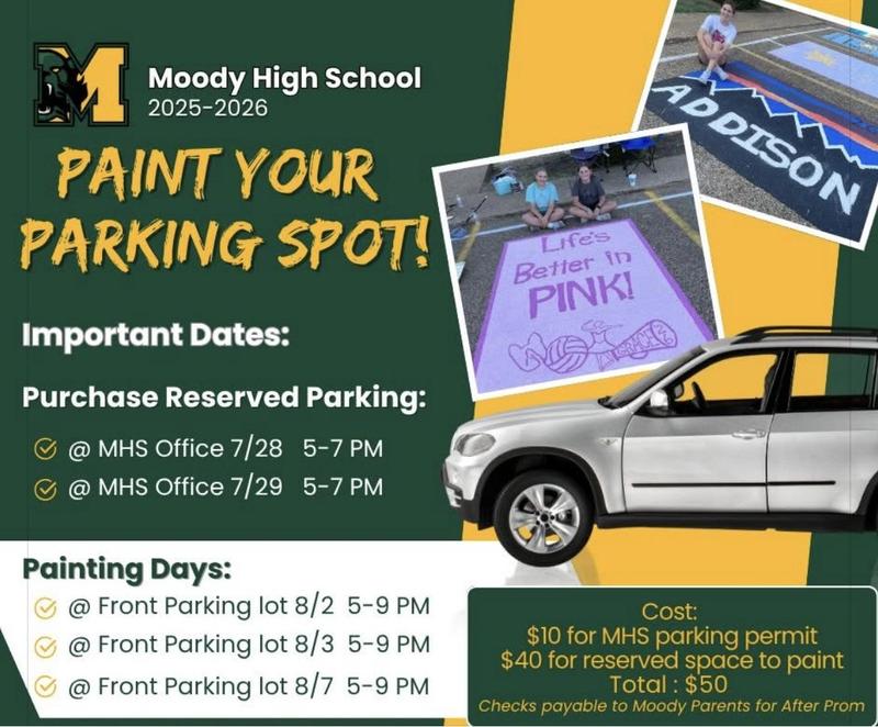 INFO ABOUT PAINTING YOUR PARKING SPOT