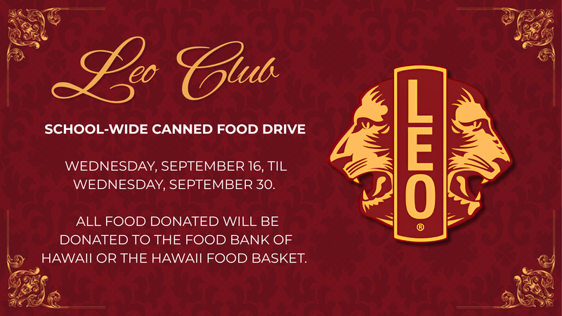 School-Wide Canned Food Drive Featured Photo