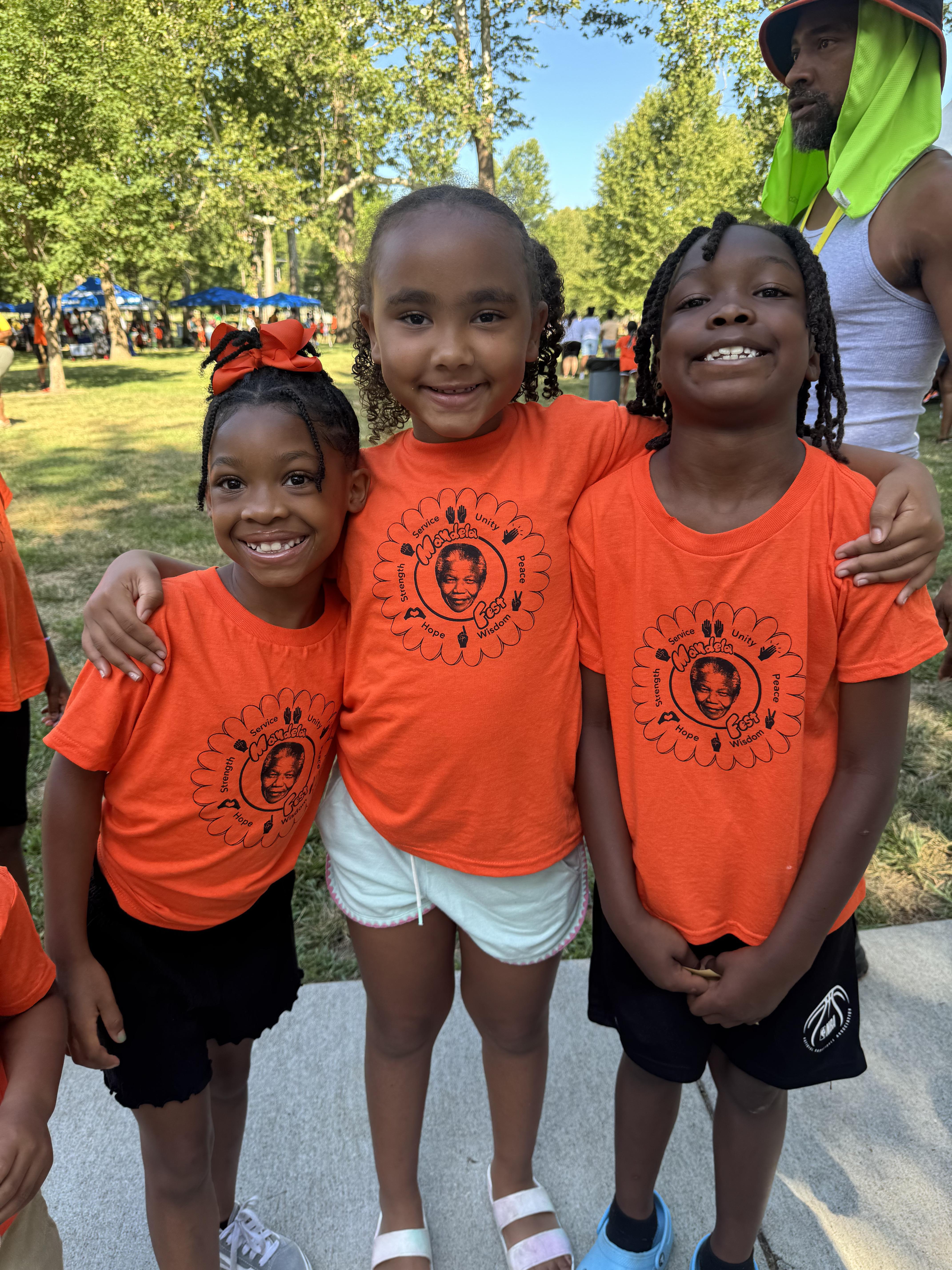 Three scholars at Mandela Fest