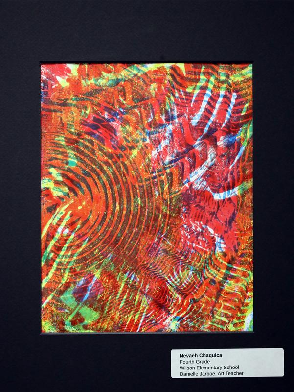 Student artwork on display