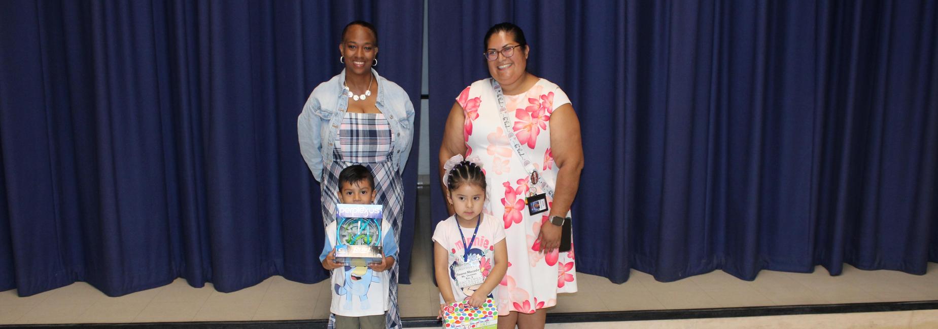 September perfect attendance raffle winners