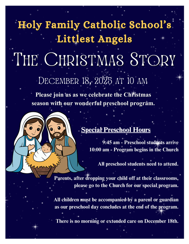 Preschool Christmas Program Featured Photo