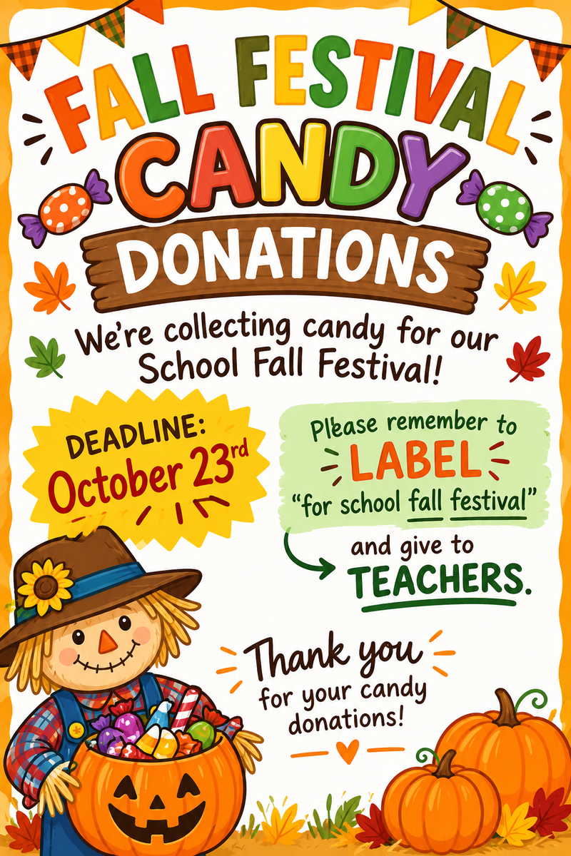 fall festival candy donations image