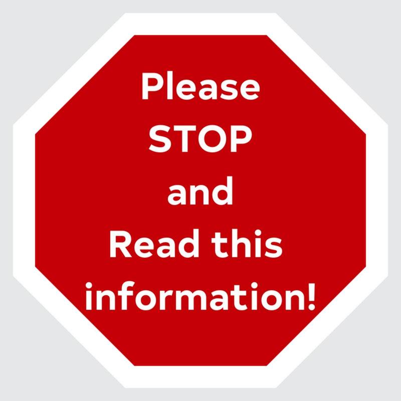 STOP AND READ SIGN